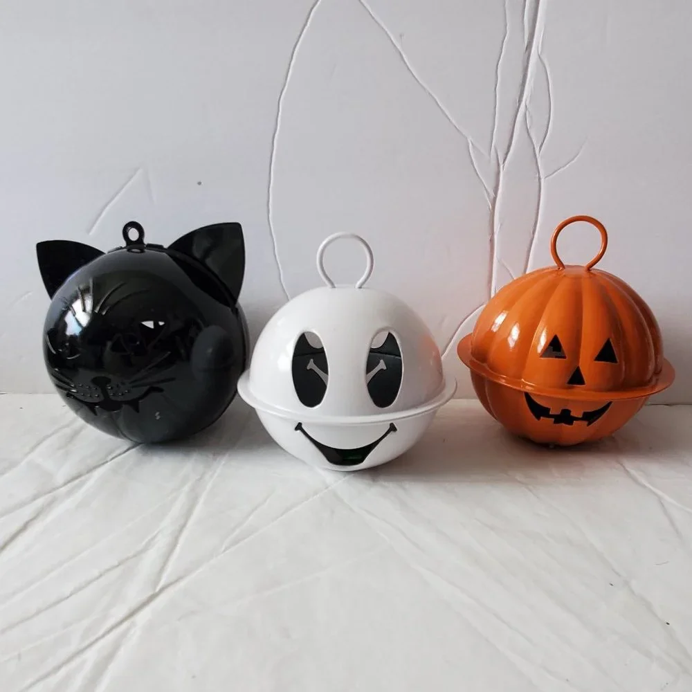 Halloween White Ghost Candle